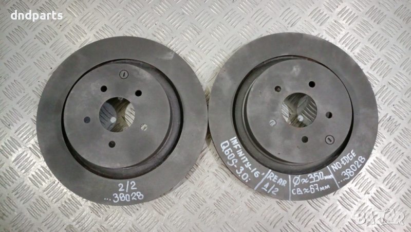 Задни дискове Infinity Q60S 3.0i 2016г.	, снимка 1