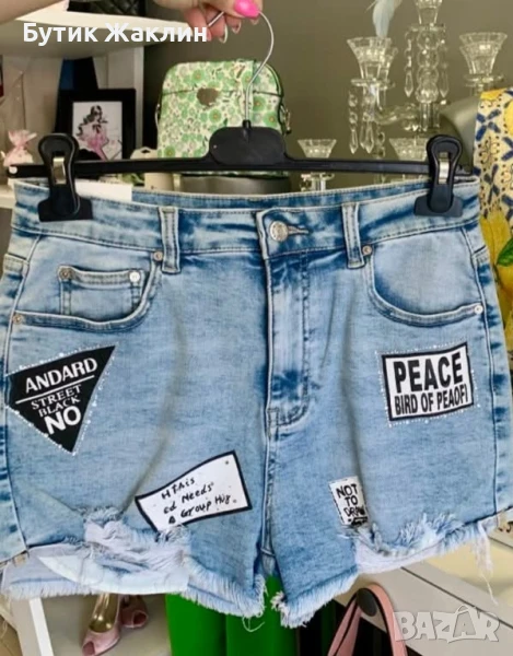 Къси дънкови панталонки , снимка 1