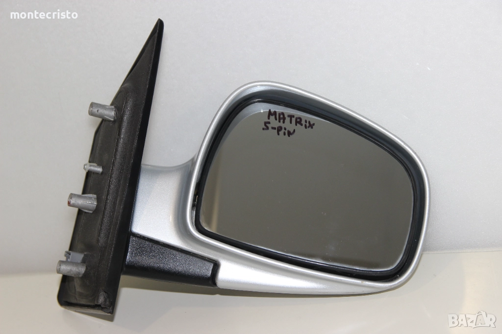 Дясно електрическо огледало Hyundai Matrix (2001-2008г.) Сиво Сив / 5 пина Хюндай Матрикс, снимка 1