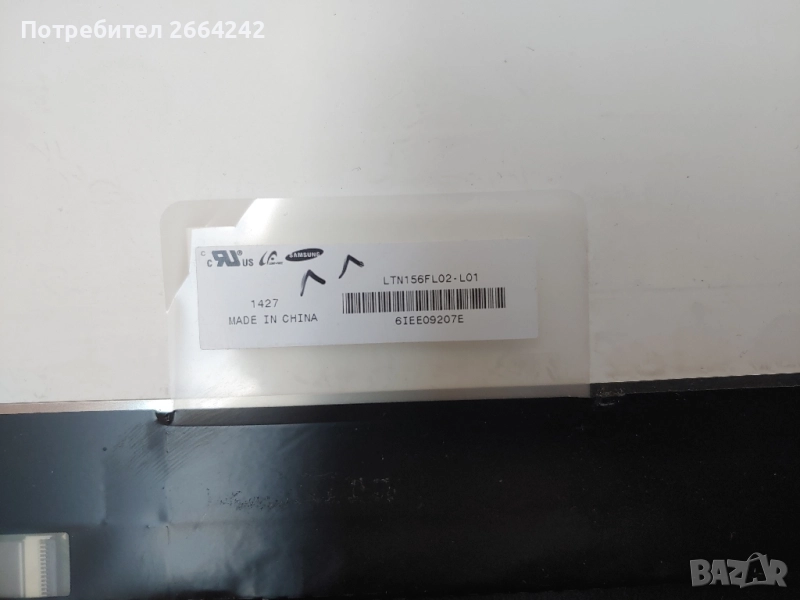 Матрица 15.6" LTN156FL02-L01 (4k IPS), снимка 1