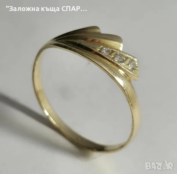 Златен пръстен-1.93гр., снимка 1