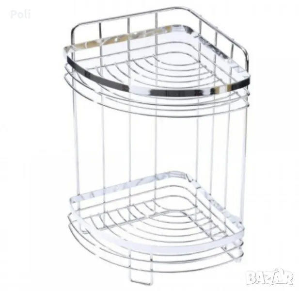 Ъглова етажерка за баня Rosberg - 1, 2 или3 нива., снимка 1