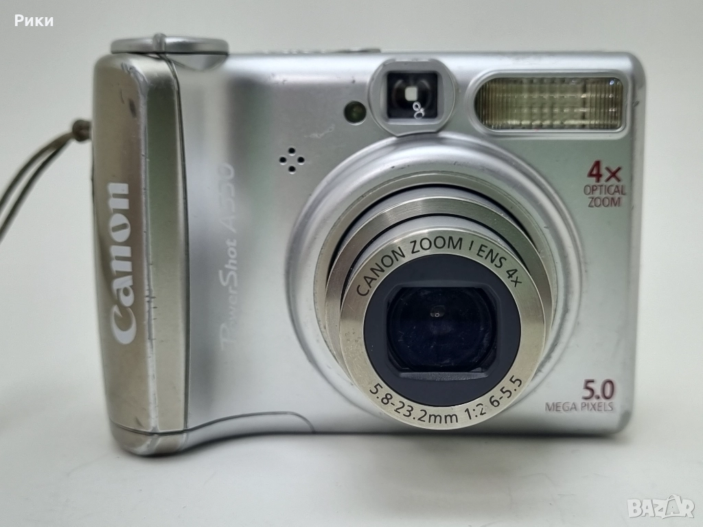 Canon PowerShot A530 5.0MP CCD Compact Digital Camera Y2K Digicam, снимка 1