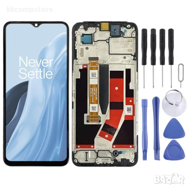 LCD Дисплей и Тъч Скрийн с Рамка за OnePlus Nord N300, снимка 1