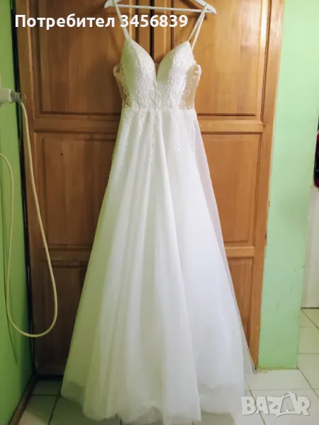 Нова булчинска рокля с воал, снимка 1