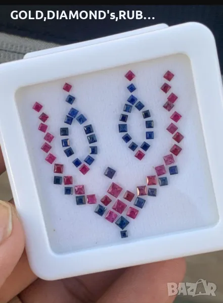 Сапфири и рубини 4,04 Cts. 💯 % естествени скъпоценни камъни ., снимка 1