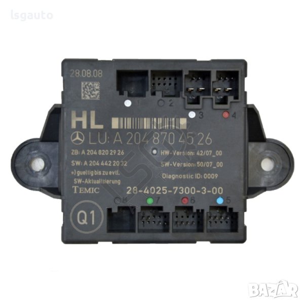 Модул задна лява врата Mercedes-Benz C-Class 204 (W/S/C) 2007-2014 ID:104494, снимка 1