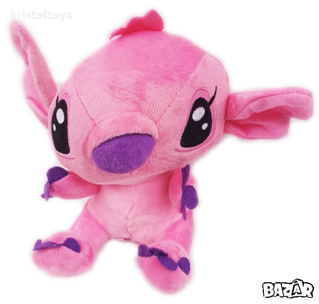 Лило и Стич - розова играчка  , снимка 1