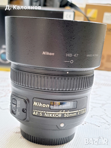 Обектив Nikon AF-S Nikkor 50mm f/1.8G, снимка 1