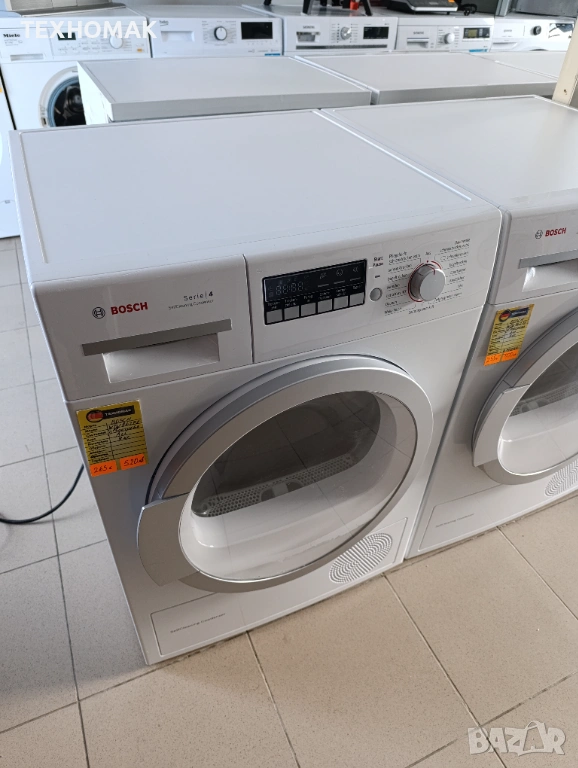Сушилня BOSCH клас А++ с термопомпа 8кг., снимка 1