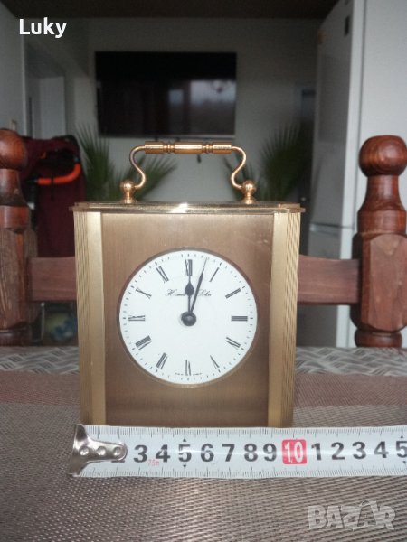 Продавам прекрасен и стилен, часовник на стара, известна марка-HIMLE&SOHNE-Германия.Настолен тип. , снимка 1