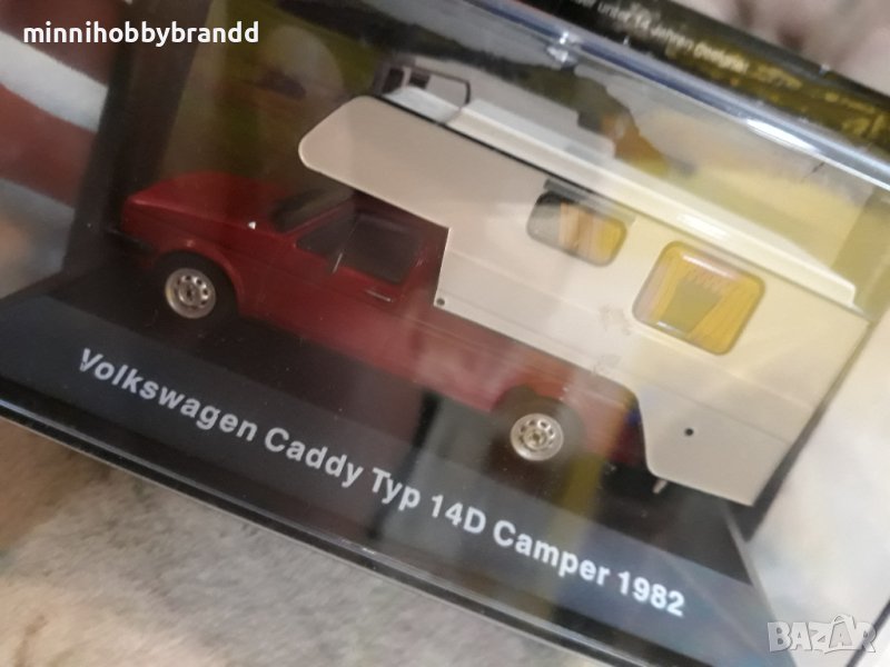 Volkswagen Caddy Typ 14D Camper 1982.1.43  top  Rare  model.Deagostini Product. , снимка 1
