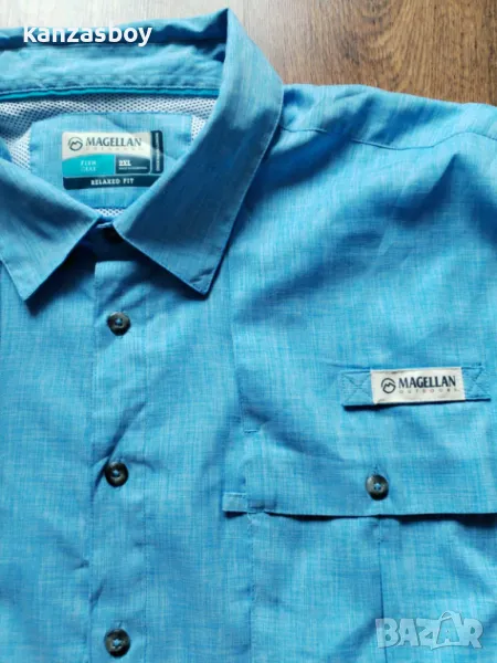 magellan outdoors fish gear - мъжка рибарска риза КАТО НОВА 2ХЛ, снимка 1