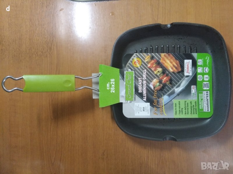 ТИГАН ГРИЛ 26X26X3.5 CM GREEN LINE MIRA-N, снимка 1