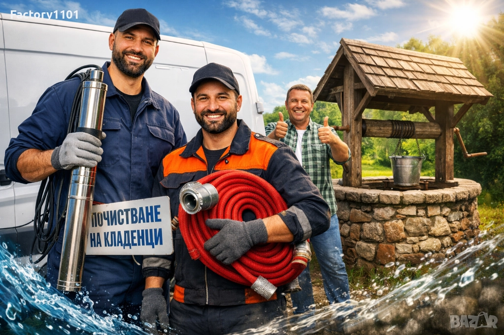 Професионално почистване на герани , бунари , кладенци в цялата страна !, снимка 1