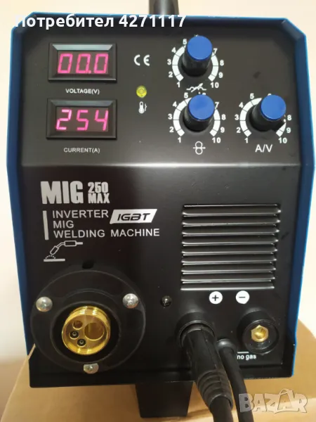 PROFESIONAL MAX 250 Инверторно Телоподаващо MIG 250А - 4м. евро шланг - Телоподаващ апарат, снимка 1