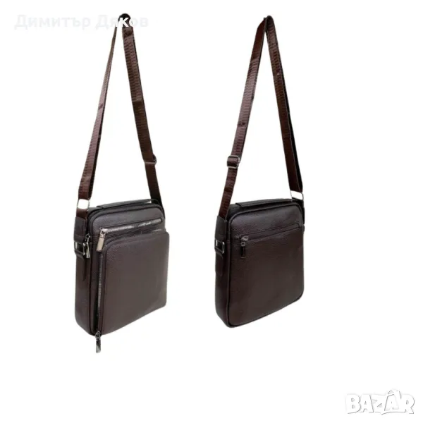 Практична мъжка чанта с регулируема дръжка, снимка 1