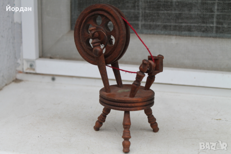 Дървен сувенир чекрък , снимка 1