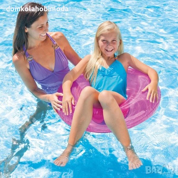 Надуваем пояс с флуоресцентни цветове. 91 см. Intex, снимка 1