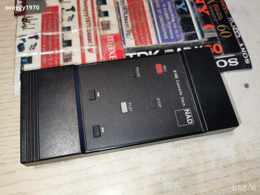 NAD 6100 CASSETTE DECK REMOTE CONTROL-SWISS 2512250947, снимка 1