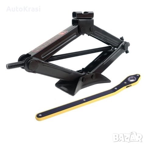 Механичен крик тип жаба 1.5 тона с тресчотка -  27030, снимка 1