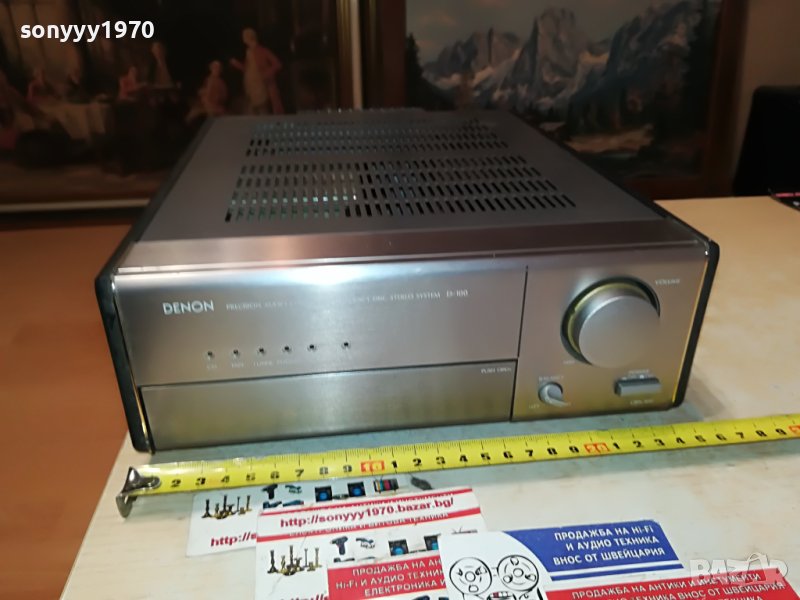 DENON UPA-100 STEREO AMPLIFIER-MADE IN JAPAN-ВНОС SWISS 0106231729, снимка 1