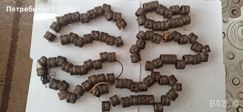 продавам 94 нови гайки за глидерите на чугунени радиатори, снимка 1