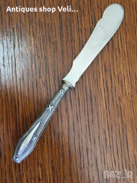 Сребърен нож за мазане №4329 , снимка 1