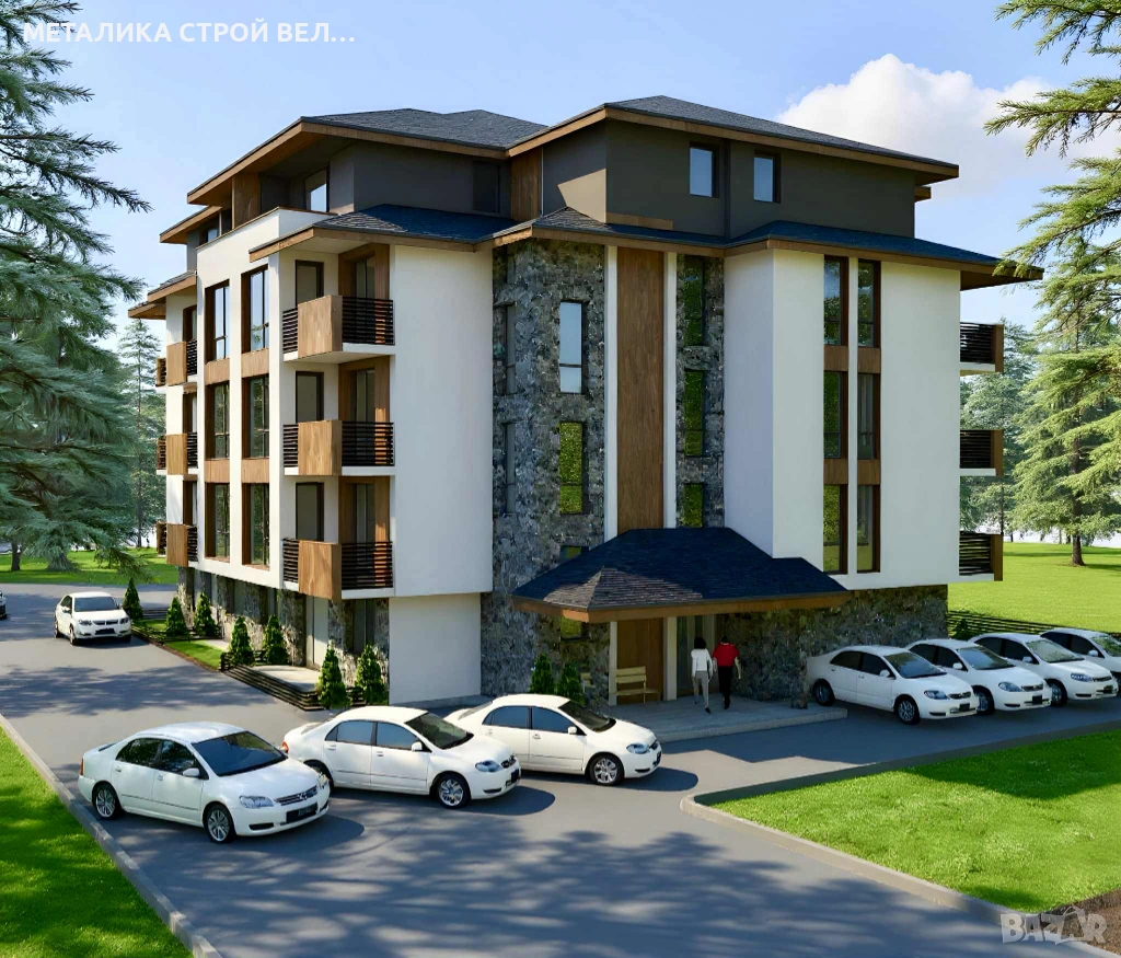 КЪЩИ апартаменти вили търговски помещения магазини Велинград МЕТАЛИКА, снимка 1