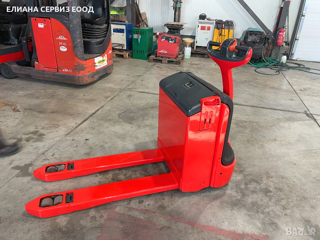Електрическа палетна количка Linde T16, снимка 1