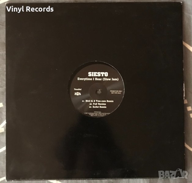 Siesto – Everytime I Hear (Slow Jam) Vinyl, 12", Promo, снимка 1