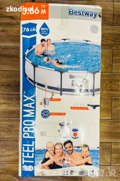 Басейн BESTWAY - STEEL PRO MAX 366x76cm, снимка 1