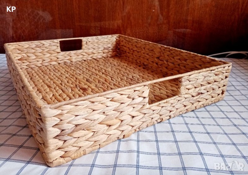 Голям поднос-табла от морска трева , снимка 1