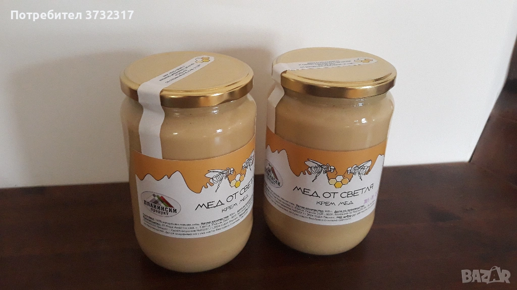 Пчелен мед от Светля, крем мед, снимка 1