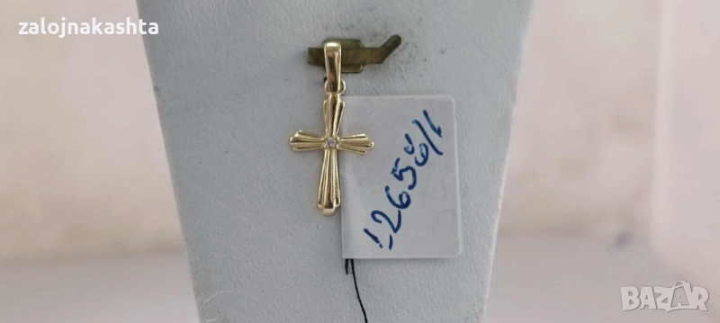Нов Златен кръст-0,84гр/14кр, снимка 1