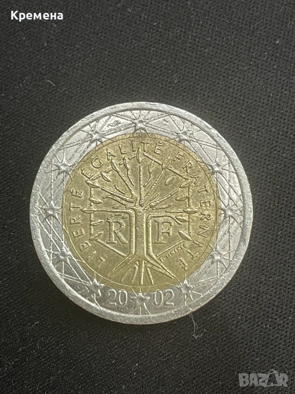 2 евро 2002 Liberte , снимка 1