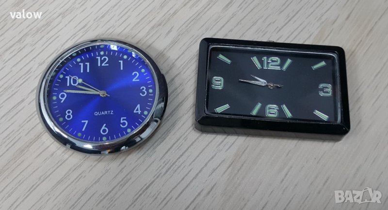 Часовник за кола автомобил офис луминисцентен, снимка 1