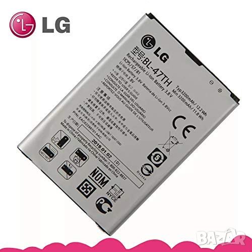 Батерия за LG, G Pro 2 D837, BL-47TH, BL 47TH, BL47TH, D838, F350 LG Optimus, G Pro 2, 3200mAh, снимка 1