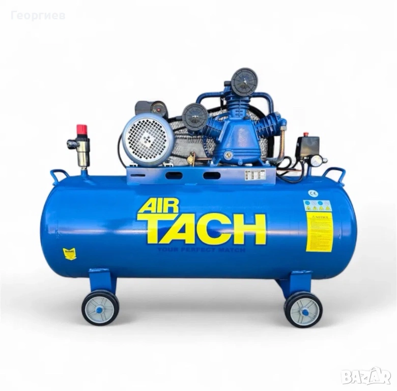 Компресор за въздух 200л.- нови 24м. гаранция, снимка 1