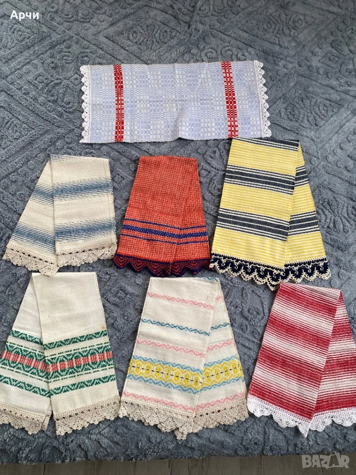 Кенарени месали с ръчно плетени месали, снимка 1