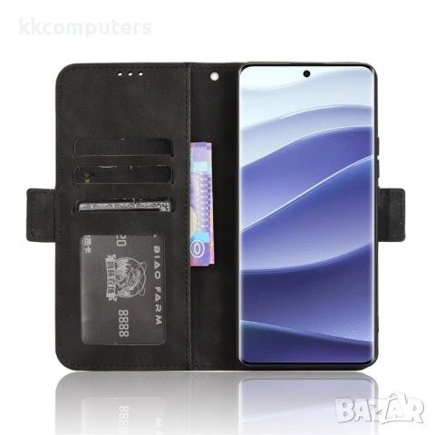 Кожен Калъф Портфейл за Xiaomi Redmi Note 14 Pro+ 5G / Note 14 Pro 5G / Poco X7 5G - Множество Слото, снимка 7 - Резервни части за телефони - 53538073