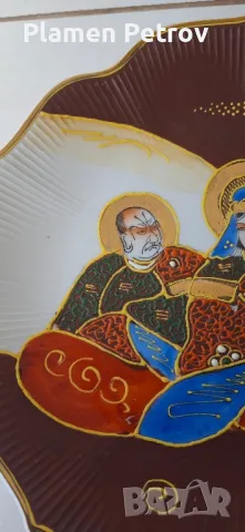 чинииSatsuma JAPAN ,LIMOGES , снимка 3 - Антикварни и старинни предмети - 49870633