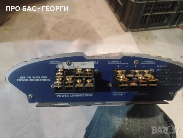 Aвтомобилен аудио усилвател Rodek 450i. USA made. Реална мощност