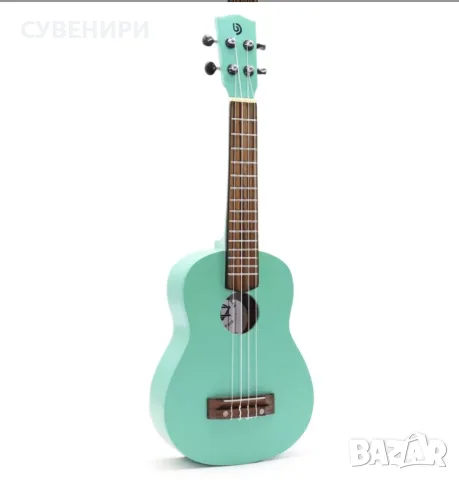 Занаятчийско укулеле - тюркоазено покритие (4 струни)