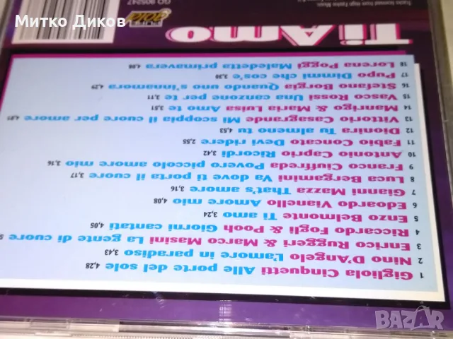 CD компакт диск Tiamo Ricardo Fogli - Pooh, снимка 5 - CD дискове - 49227973