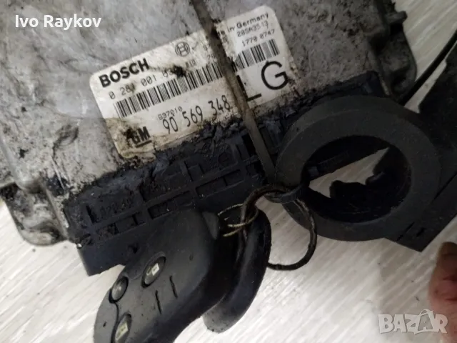 ECU ДВИГАТЕЛ OPEL 90569348 LG , 0281001634 , komplekt, снимка 4 - Части - 49606117