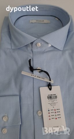 Мъжка риза Jack & Jones Premium Slim Fit, размери - S и L.                                      , снимка 1 - Ризи - 39266762