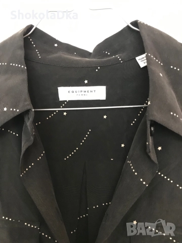 Риза Equipment 100 % коприна XS/S, снимка 2 - Ризи - 51710282