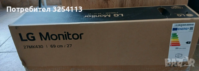 Монитор LG 27 '' IPS, снимка 5 - Монитори - 53616122