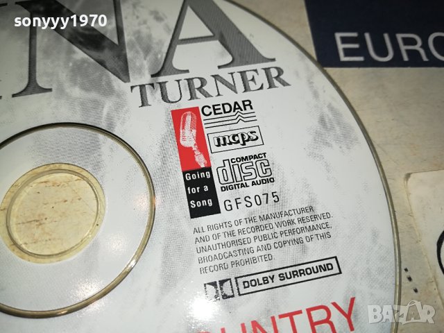 TINA TURNER CD 1808231841, снимка 9 - CD дискове - 41897072